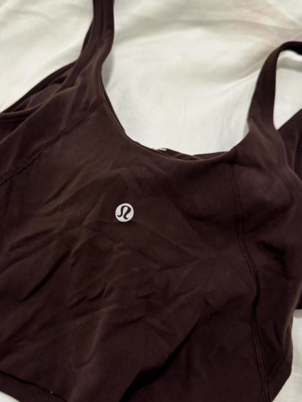 Lululemon Brown Tank Top with Signature Logo